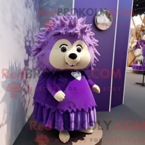 Lilla Hedgehog maskot...