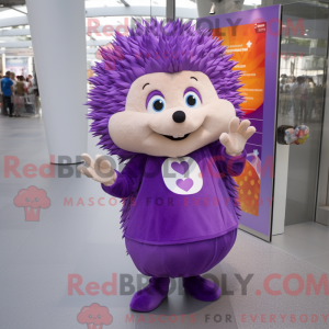 Lilla Hedgehog maskot...