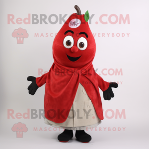 Red Pear mascotte kostuum...