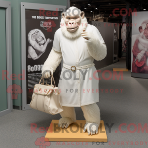 White Gorilla mascot...