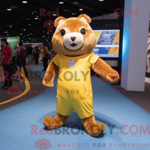 Yellow Beaver mascot...