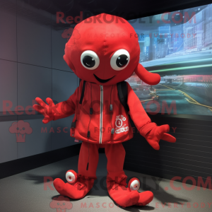 Máscara de polvo vermelho...