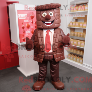 Red Chocolate Bars maskot...