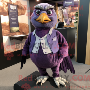 Purple Pigeon mascot...