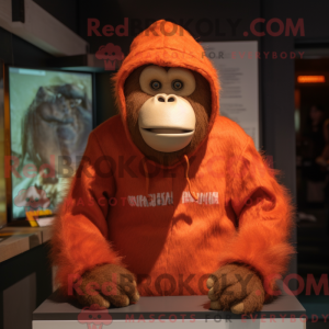 Orangutang-maskotdraktfigur...