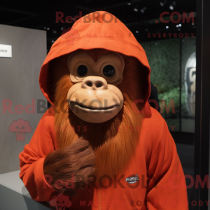 Orangutang maskot kostume...