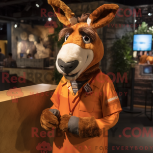 Rust æsel maskot kostume...