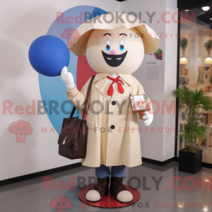 Cream Juggle maskot kostume...