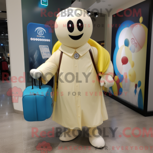 Cream Juggle maskot kostume...
