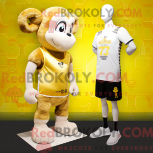 Gold Ram-maskotdraktfigur...