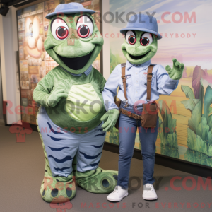 Costume mascotte d Anaconda...
