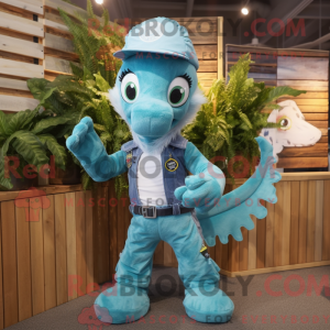 Disfraz de mascota Teal...