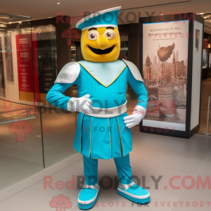 Turkis Swiss Guard maskot...