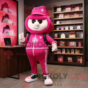 Magenta zandloper...