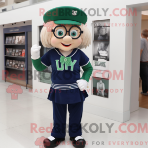 Navy irsk flagg maskot...