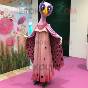 Pink Peacock mascotte...