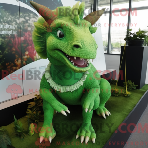 Grønn Triceratops...