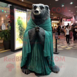 Green Sloth Bear mascotte...