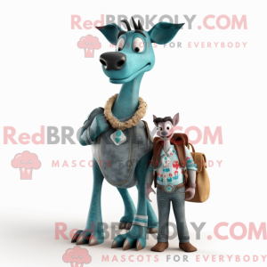 Costume de mascotte d okapi...