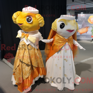 Maskotdraktfigura Gold Fish...