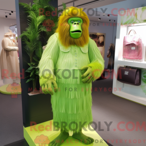 Limegroen orang-oetan...