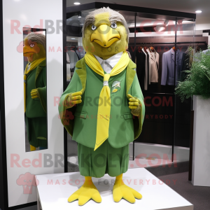 Forest Green Canary maskot...