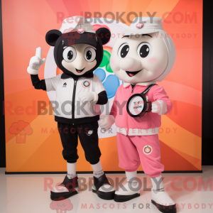 Peach Mime maskot kostume...