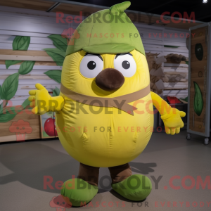 Olive Lemon mascottekostuum...