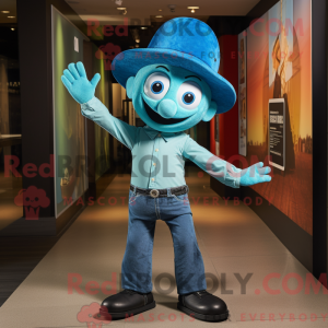 Disfraz de mascota Cyan...
