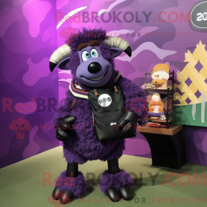 Lilla Suffolk Sheep maskot...