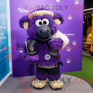 Lilla Suffolk Sheep maskot...