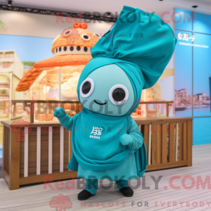 Figura de máscara de Teal...