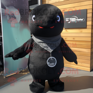 Black Narwhal mascotte...