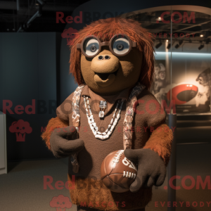 Brown American Football...