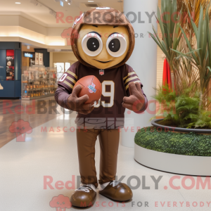Brown American Football...