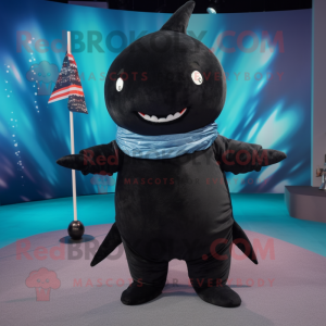 Black Narwhal mascotte...