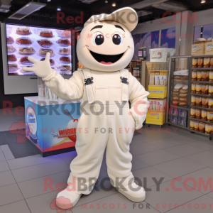 White Chocolate Bars maskot...