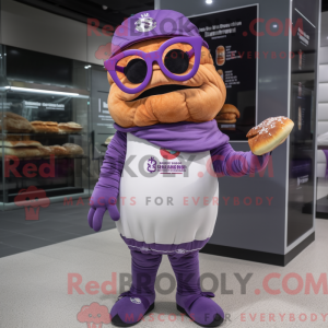 Purple Croissant mascot...