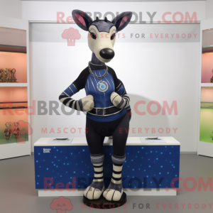 Disfraz de mascota Okapi...