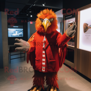 Red Eagle maskot kostume...