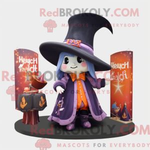 Peach Witch S Hat máscara...