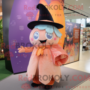 Peach Witch S Hat máscara...