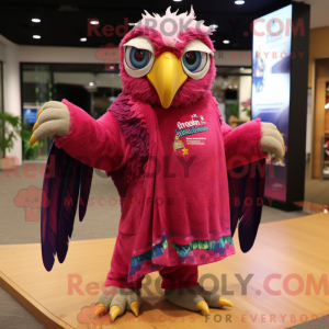 Magenta Eagle maskot...