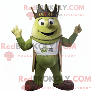 Olive King mascotte kostuum...