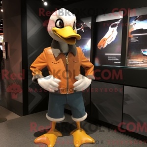 Gæs maskot kostume karakter...