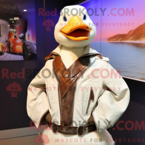 Gjess maskot drakt karakter...