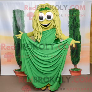 Grøn Pesto Pasta maskot...