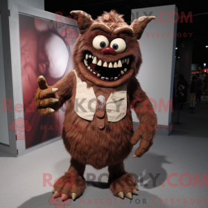 Brun Demon máscara de...
