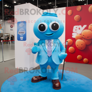 Postava maskota Sky Blue...