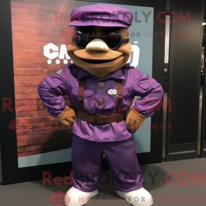Lilla Commando maskot...